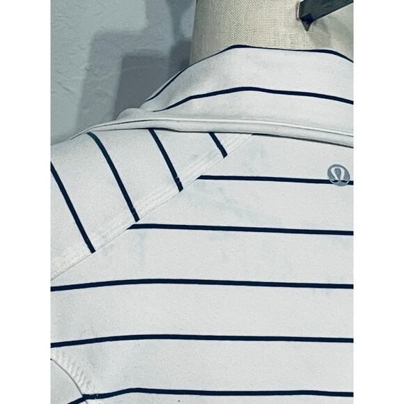 Lululemon Nice Asana Jacket Slalom Stripe Angel Wing / Angel Wing Size 8 - Picture 9 of 10